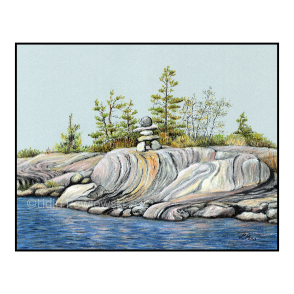 Wind Swept Pine, Georgian Bay series, Pastels