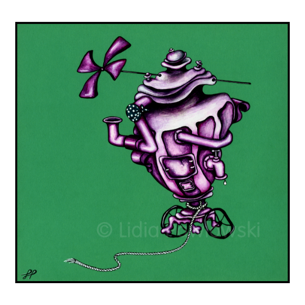 Cabaret #9, Illustration,Acrylic on Paper