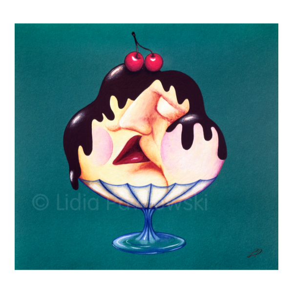 Cabaret #10, Illustration, Acrylic on Paper