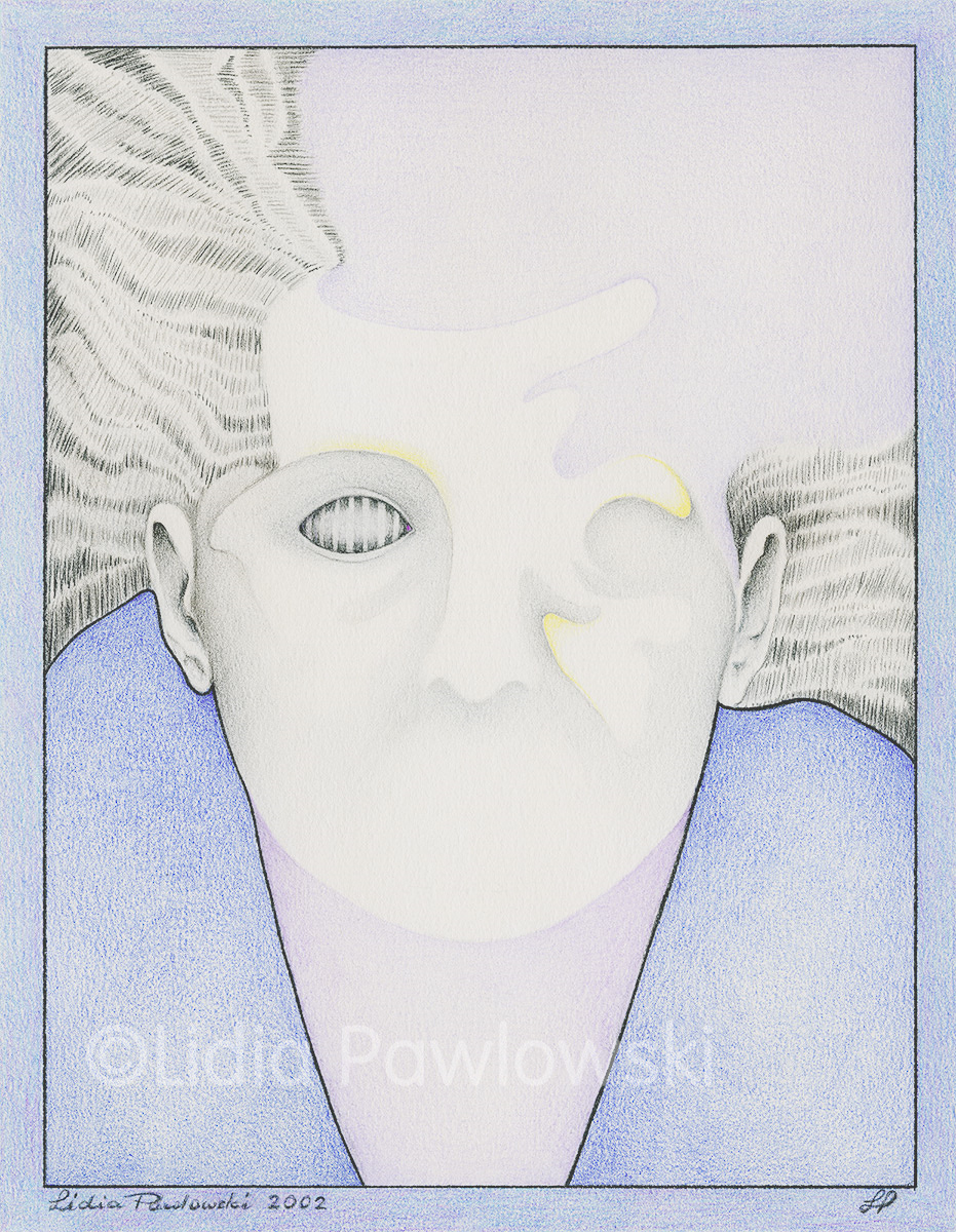 Soft Colored Pencils, Poetic Portrait Study